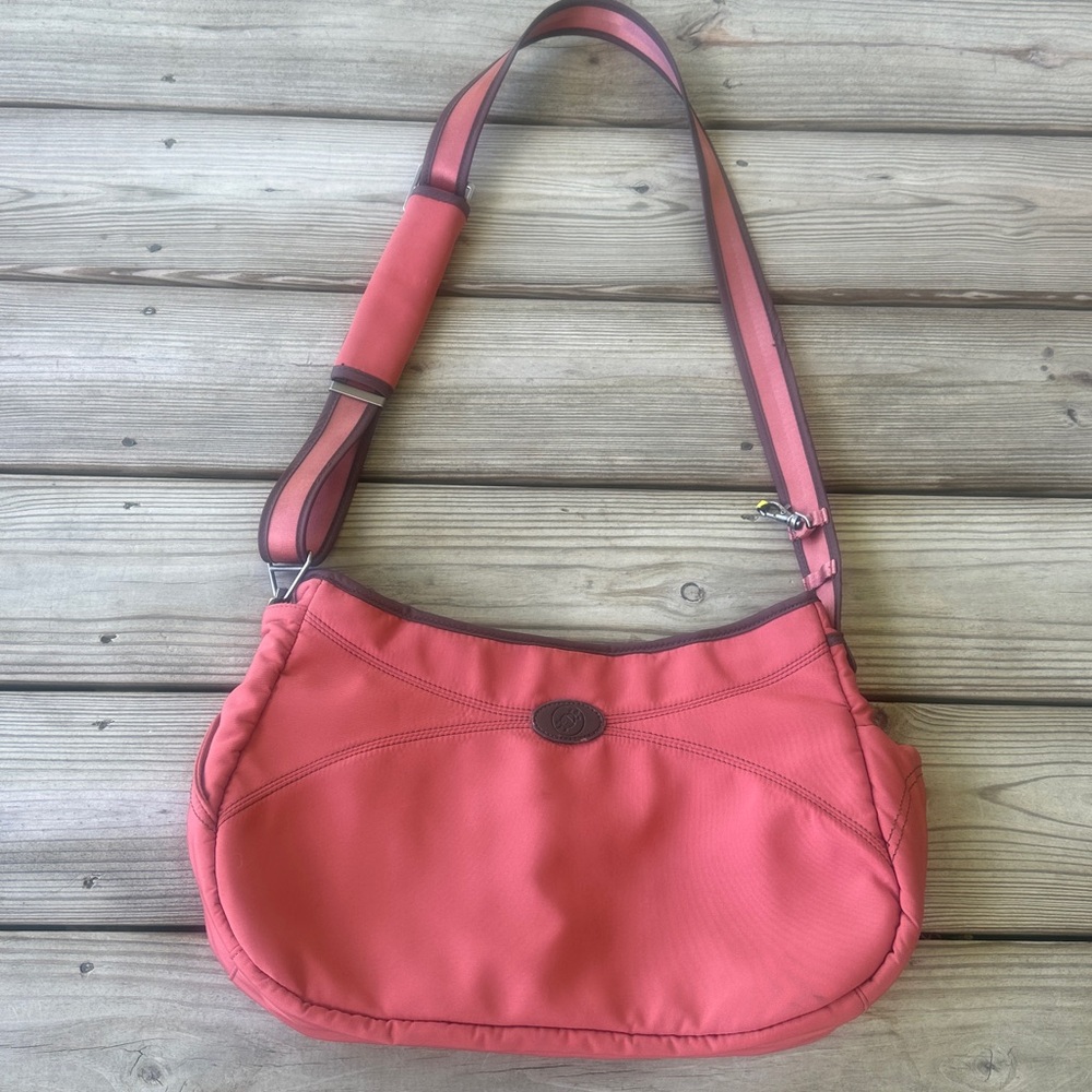 Passafe Pink Shoulder Bag with Adjustable Strap